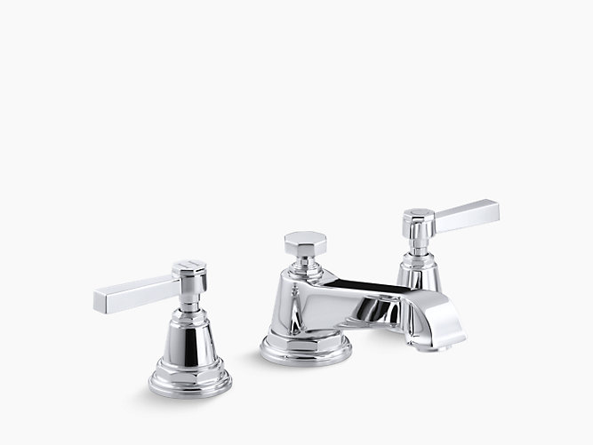K 13132 4a Pinstripe Widespread Sink Faucet With Pure Design